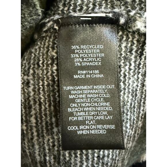 Frye Southwest Aztec Knit Cozy Cardigan Sweater Jacket Large NWT - Picture 8 of 9